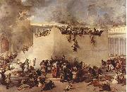 Francesco Hayez, The destruction of the Temple of Jerusalem.